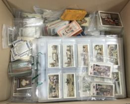A collection of cigarette cards, theatrical and arts subjects,