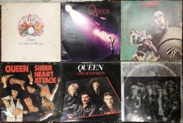 QUEEN - Queen, Sheer Heart Attack, News of the World, A Night at the Opera,