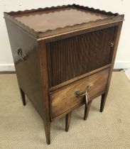 A 19th Century mahogany night table,