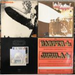 LED ZEPPELIN - Led Zeppelin (Atlantic 1969 orange lettering on black and white sleeve),