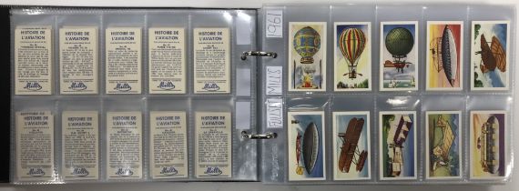 An album of Mills cigarette cards including Famous British Ships 2nd Series 1952 (full set),