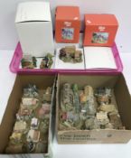 A collection of Lilliput Lane, David Winter and Danbury Mint houses,