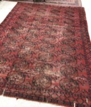 A Bokhara type carpet,