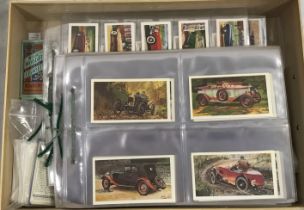 A collection of cigarette cards, cars, including John Player & Sons Motor Cars (full set) (x 3),