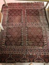 A Bokhara type rug,