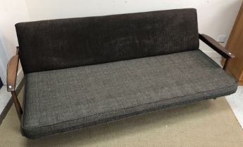 A Guy Rogers mahogany framed bed settee 200 cm wide x 85 cm deep x 75 cm high together with