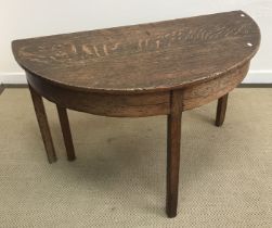 An 18th Century walnut tea table,