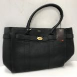 A Mulberry Zipped Bayswater handbag in black,