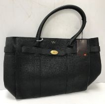 A Mulberry Zipped Bayswater handbag in black,