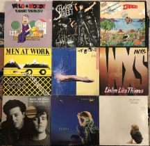 A collection of various LPs including MEN AT WORK - Business As Usual, Cargo and Two Hearts,