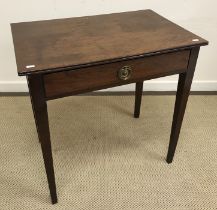 A 19th Century mahogany side table,