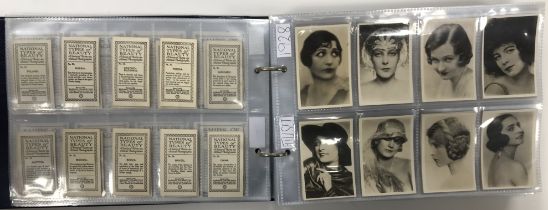 An album of Nicholas Sarony & Co cigarette cards including Celebrities and their Autographs 1923 (x