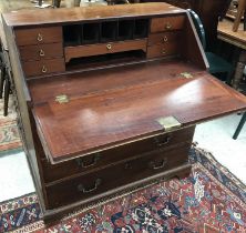 A 19th Century mahogany bureau,