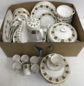 A Spode Persia part dinner and coffee service comprising eight dinner plates,