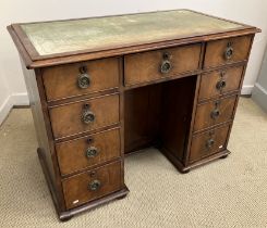A 19th Century mahogany kneehole desk,