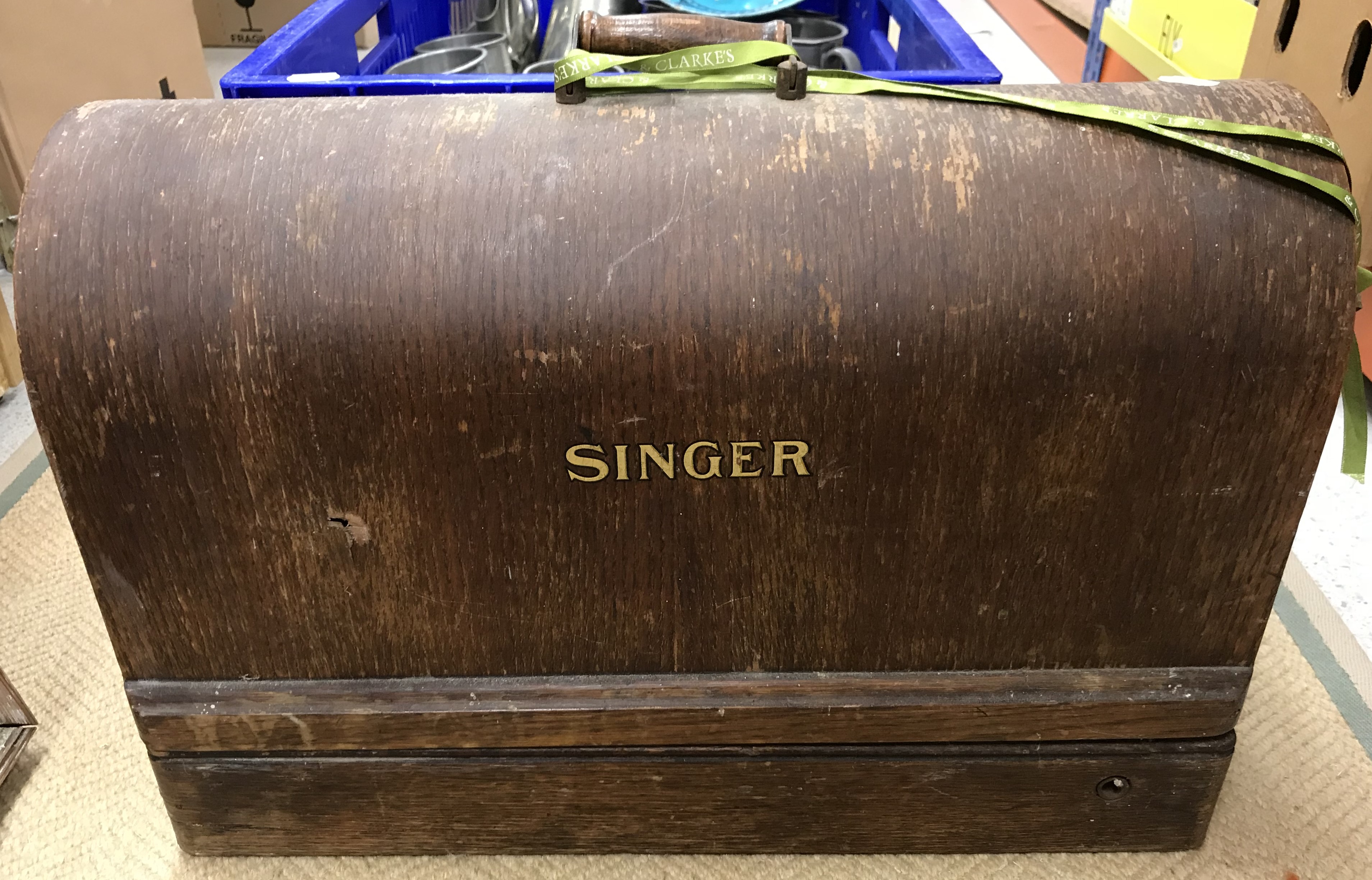 A crate containing various modern pewter tankards, - Image 3 of 4