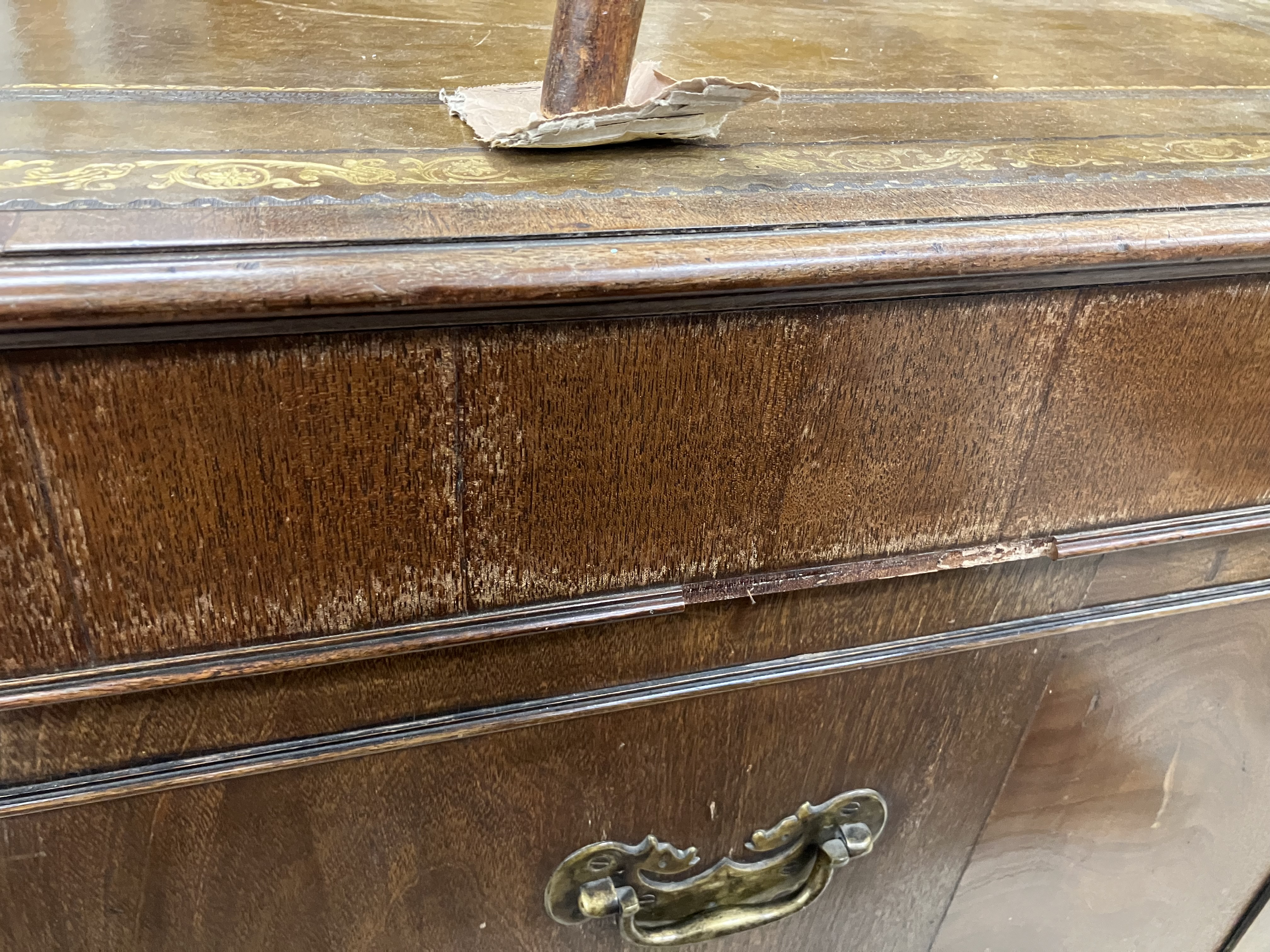 A mahogany double pedestal partners desk in the George III style, - Bild 72 aus 74