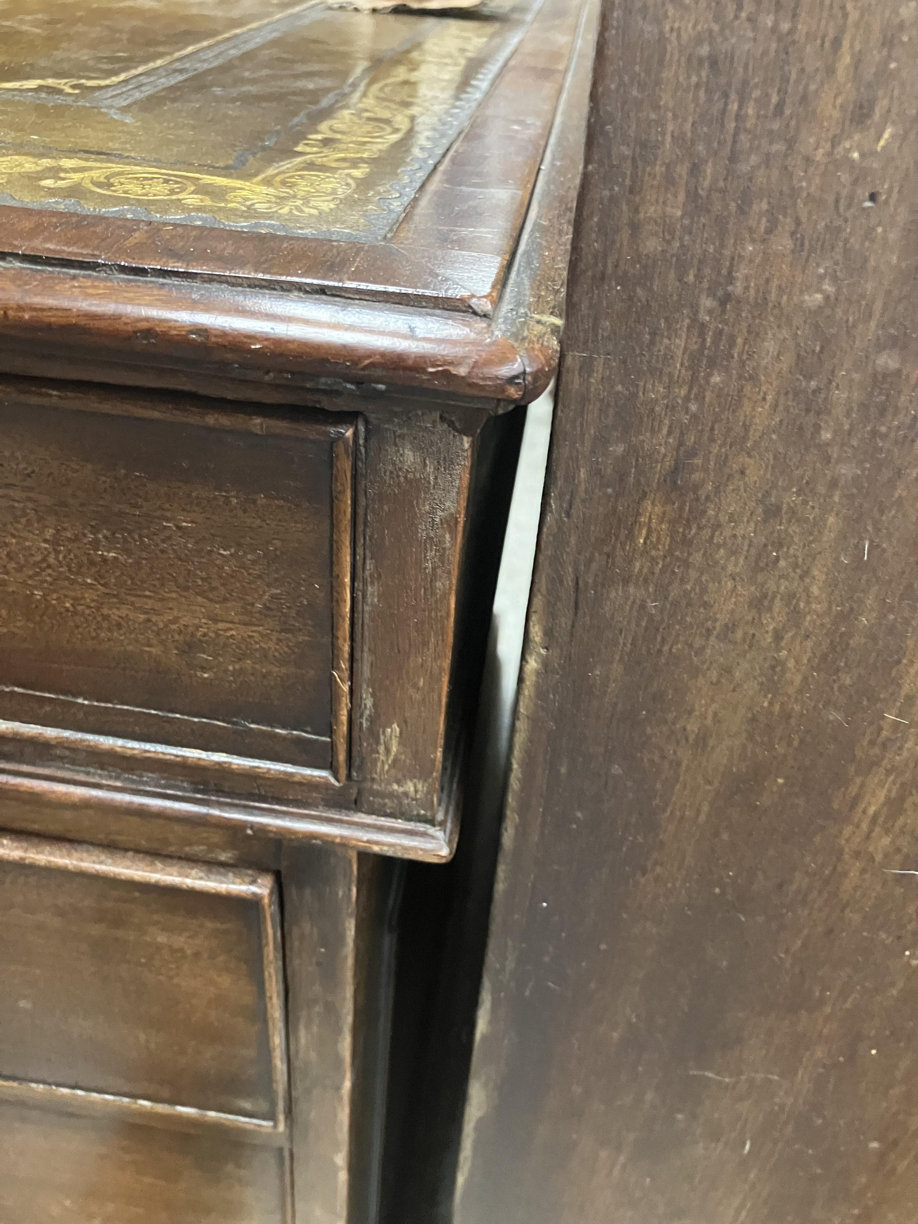 A mahogany double pedestal partners desk in the George III style, - Bild 37 aus 74