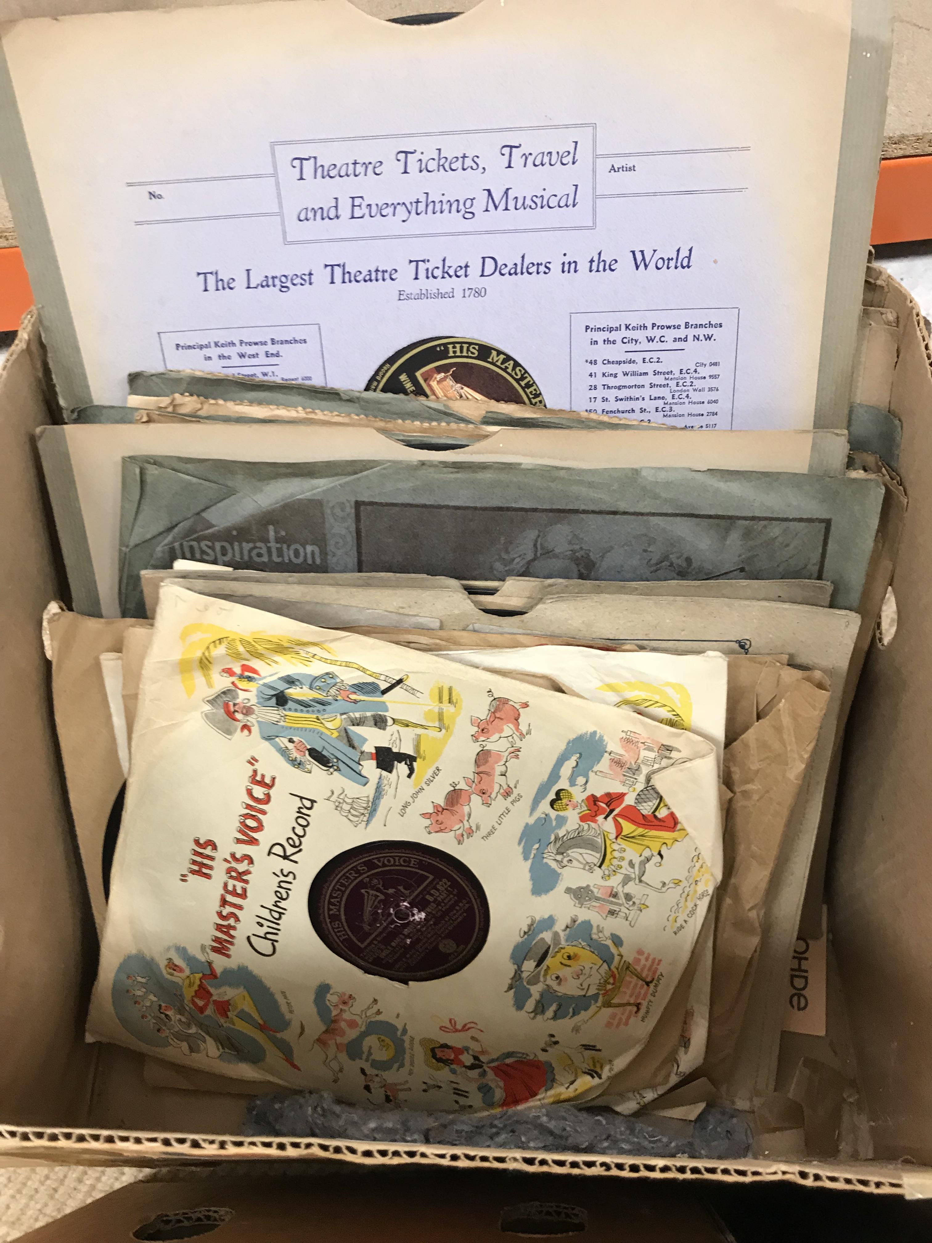 Three boxes of assorted early to mid 20th Century 78s to include various classical and childrens' - Image 3 of 5
