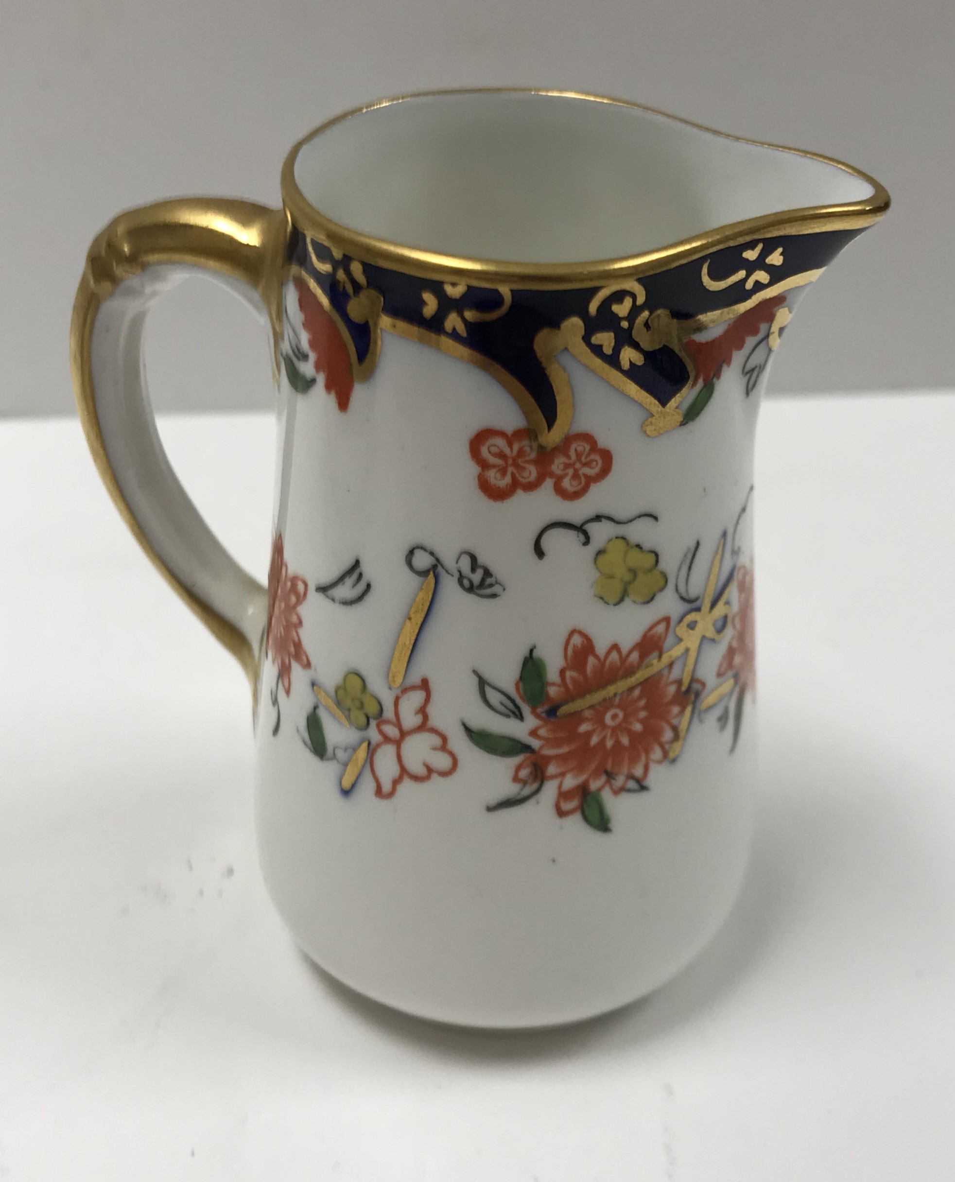 A Royal Crown Derby Japan pattern coffee service with all over flower head decoration (pattern No. - Image 2 of 6