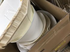 Three boxes containing various lampshades (3 boxes)