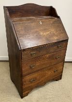 A circa 1900 oak bureau,