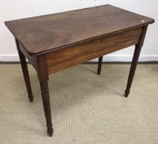 A late 19th Century mahogany dressing table,