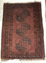 An Afghan rug,