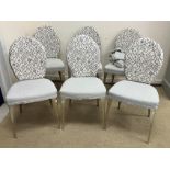 A set of six Cantori "Miss" chairs,