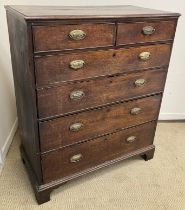 A 19th Century oak chest,