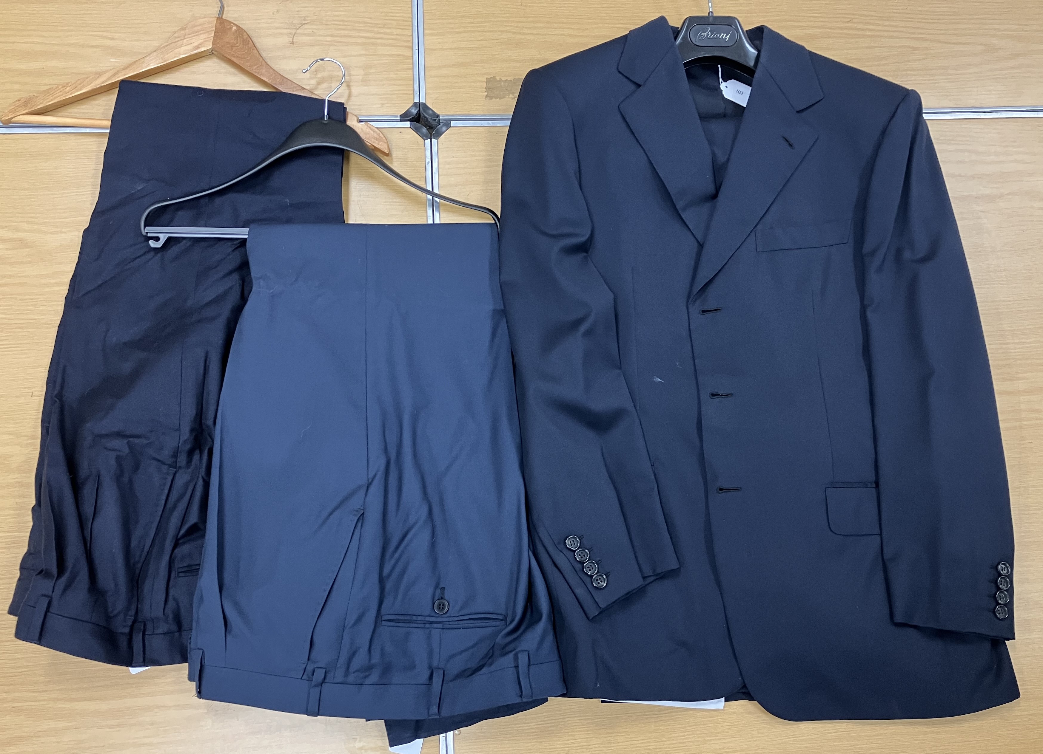 A collection of seven Brioni gentleman's suits each comprising jacket and trousers together with - Image 17 of 22