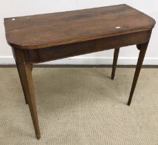 A 19th Century mahogany side table,