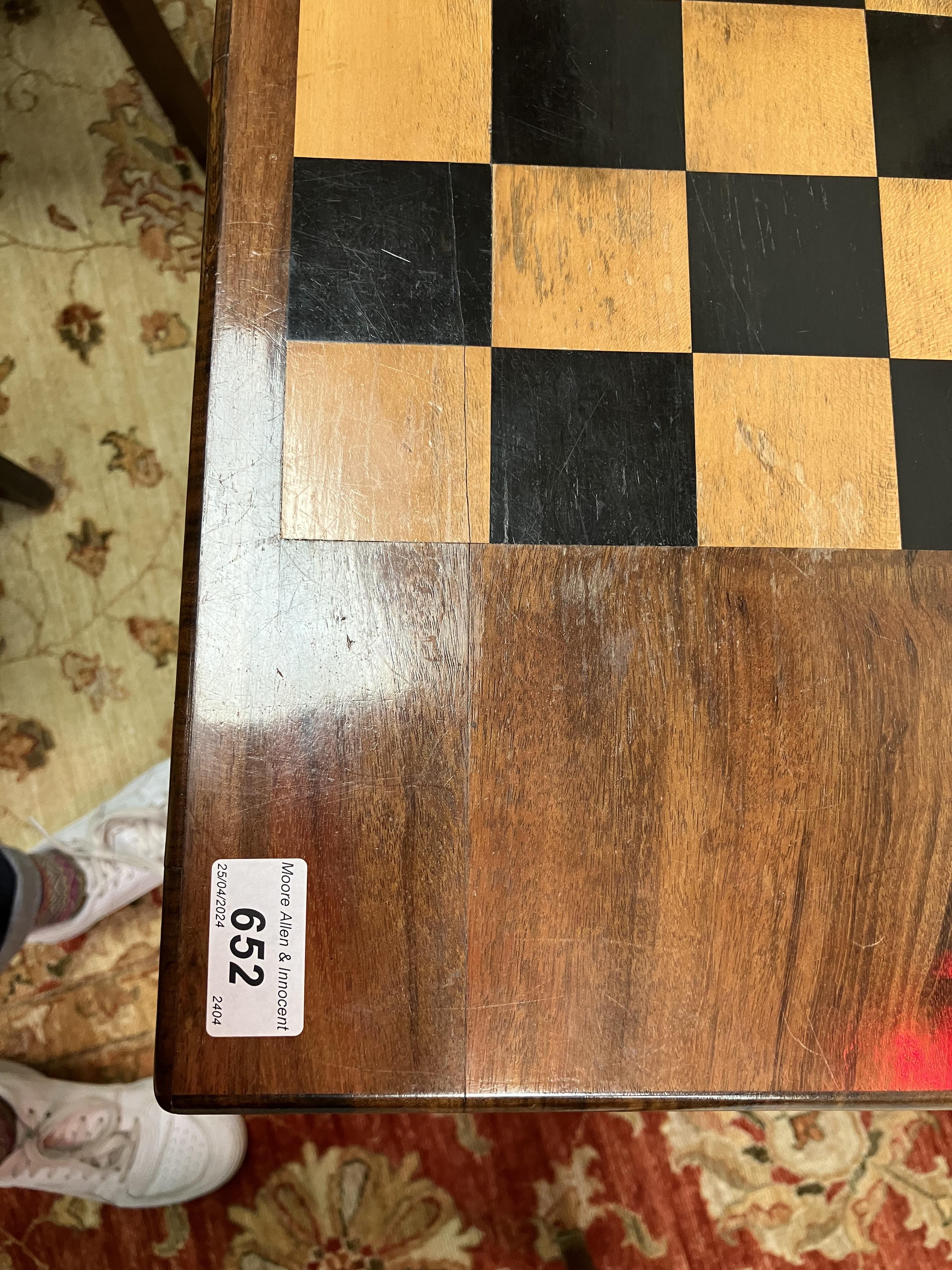 An early 19th Century mahogany Gonzales Alvez) games table, - Image 34 of 34