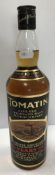 One bottle Tomatin ten year old malt whisky (1980s)