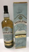 One bottle Shackleton blended malt scotch whisky,