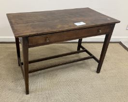 A 19th Century Provincial oak side table,