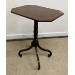 A 19th Century mahogany occasional table,