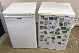 A Zanussi freezer together with an AEG Santo Electronic fridge and a counter top freezer (3)