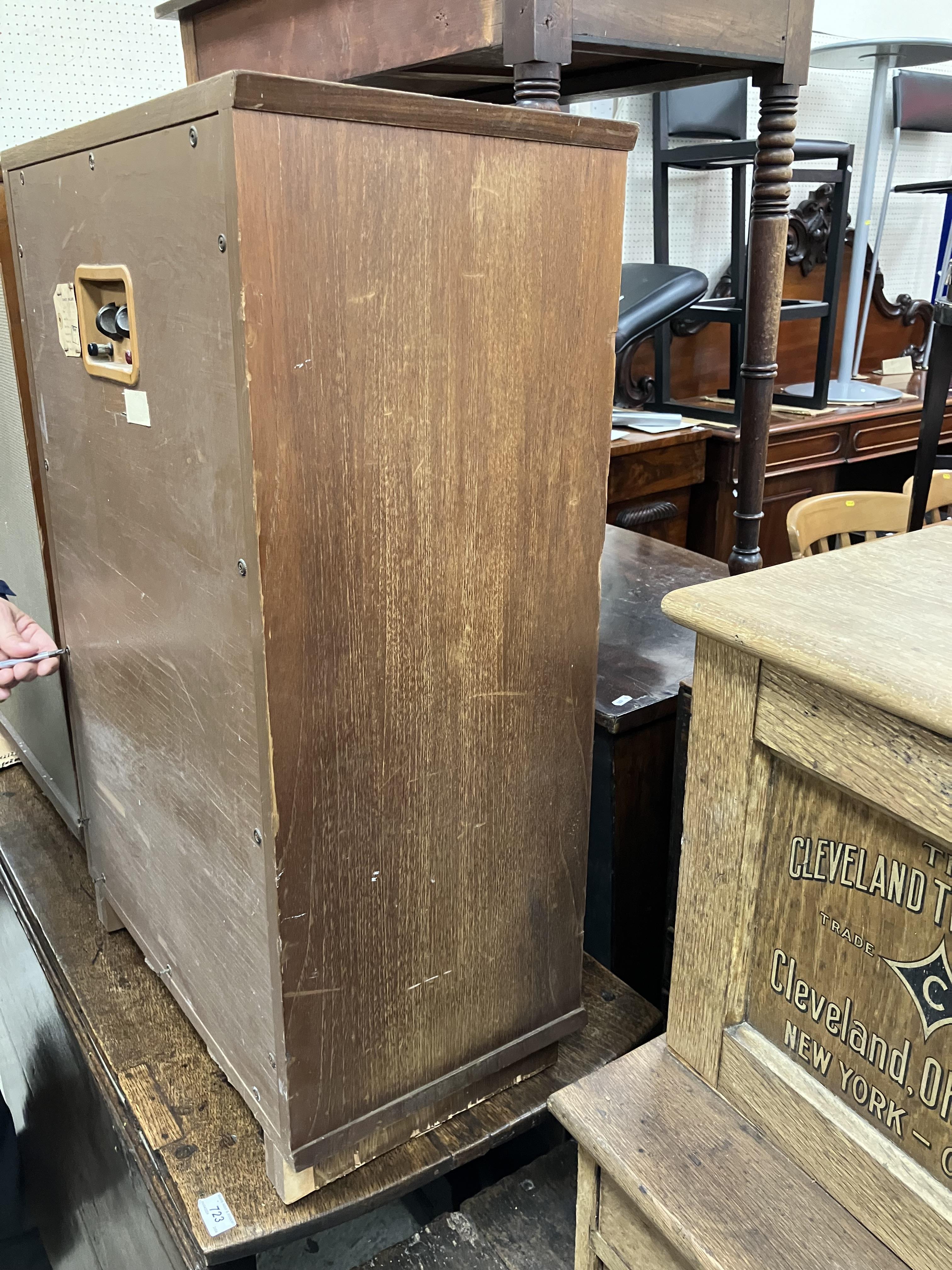 A pair of Tannoy LSU/HF/15/8 speakers in teak cabinets, - Image 24 of 41