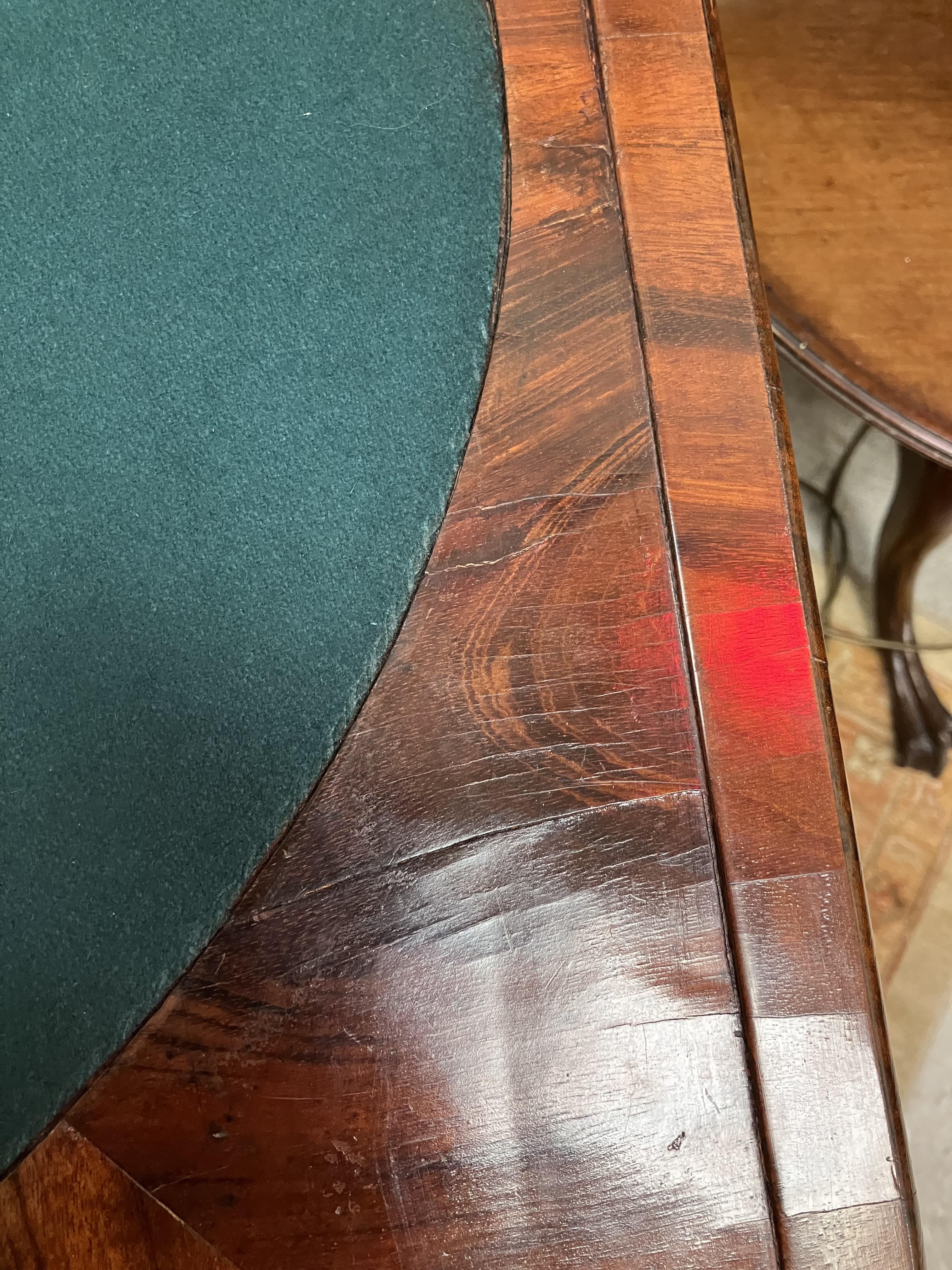 An early 19th Century mahogany Gonzales Alvez) games table, - Image 23 of 34