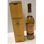 One bottle Glenmorangie Highland single malt scotch whisky,