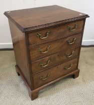 A mahogany chest in the George III taste,