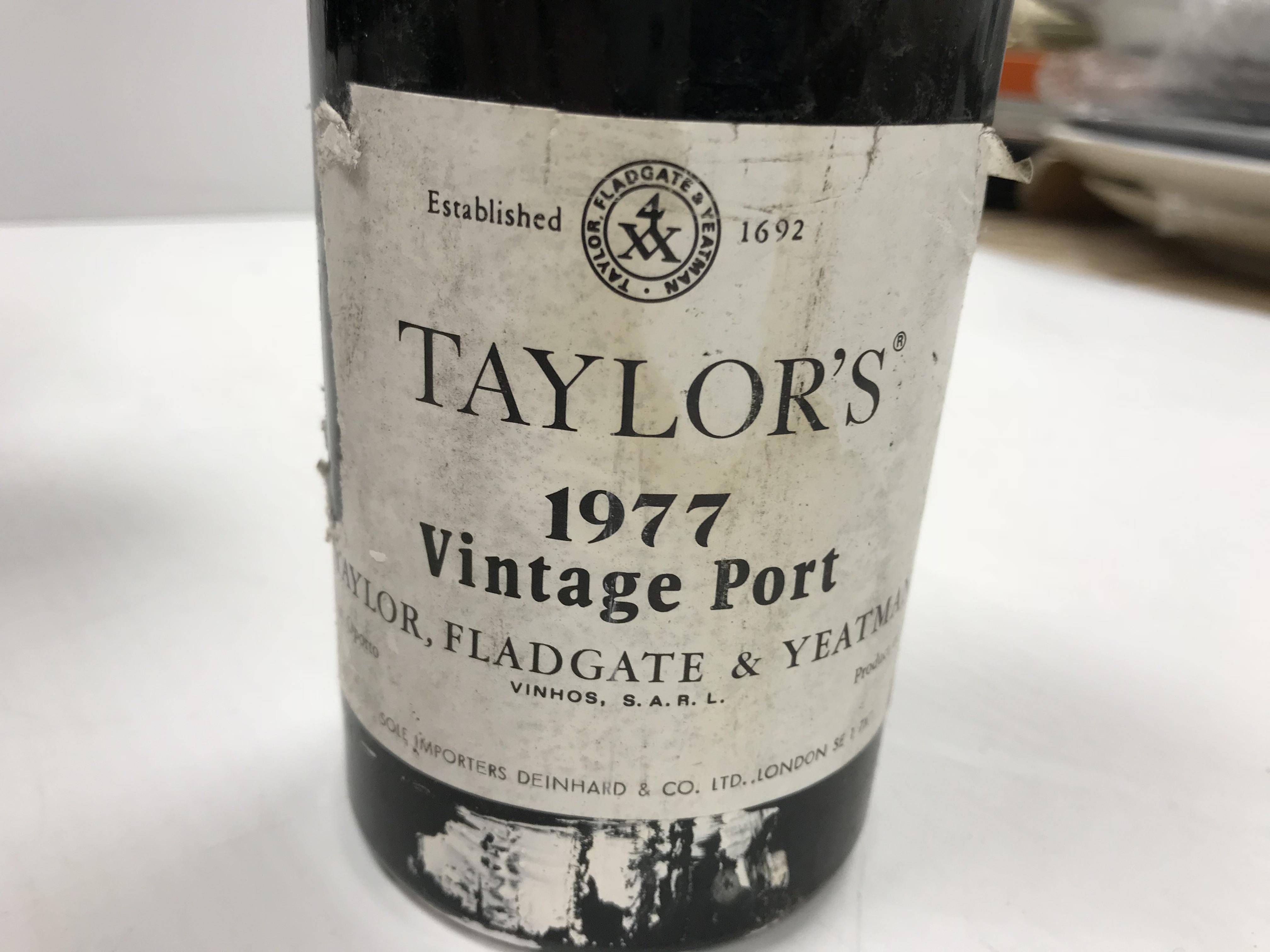 Four bottles Taylor's vintage port 1977 (4) - Image 2 of 2