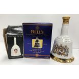 A collection of eleven Bells Old Scotch Whisky royal commemorative decanter bottles including HRH