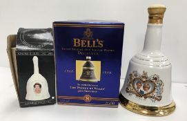 A collection of eleven Bells Old Scotch Whisky royal commemorative decanter bottles including HRH