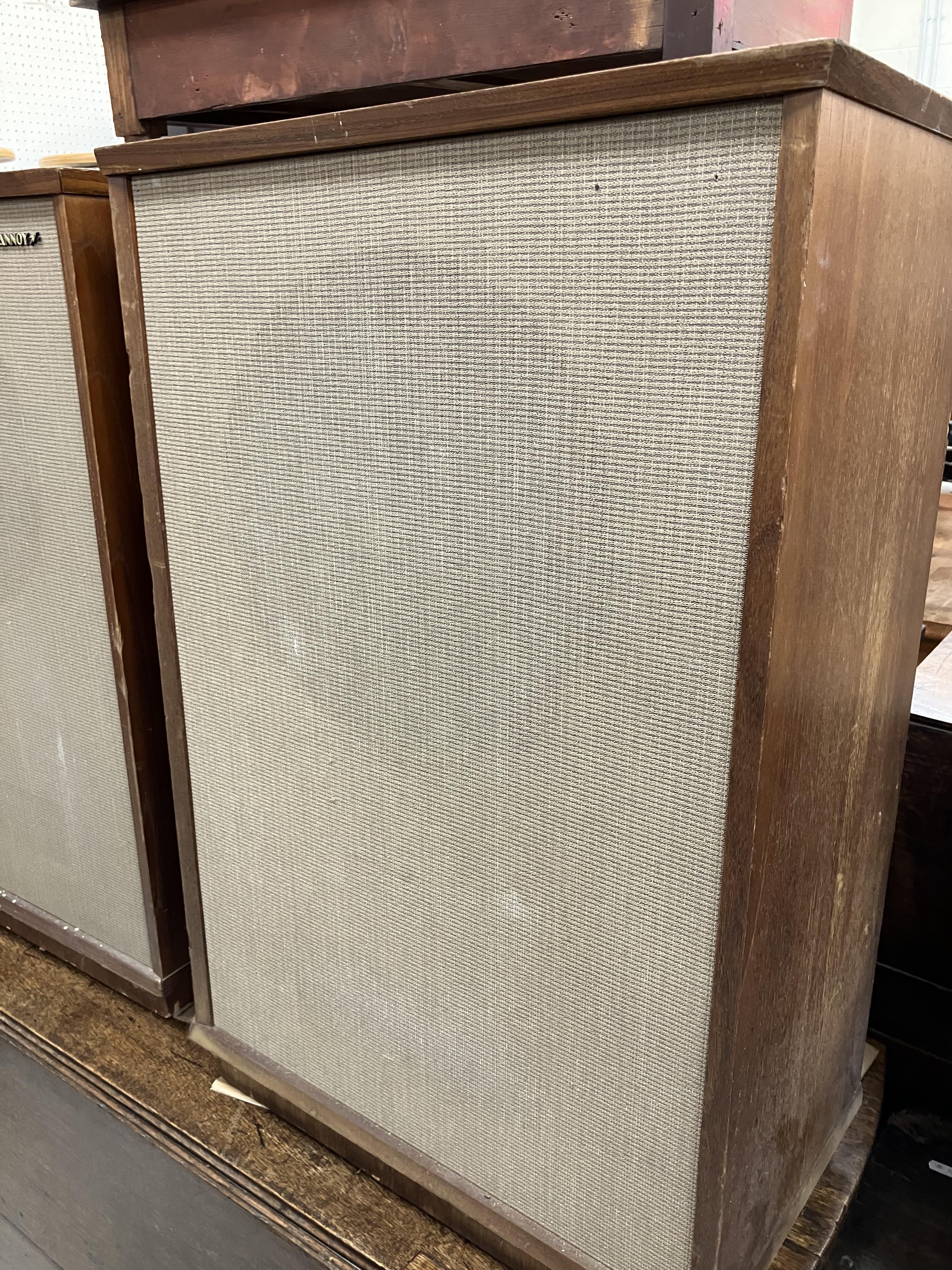 A pair of Tannoy LSU/HF/15/8 speakers in teak cabinets, - Image 18 of 41