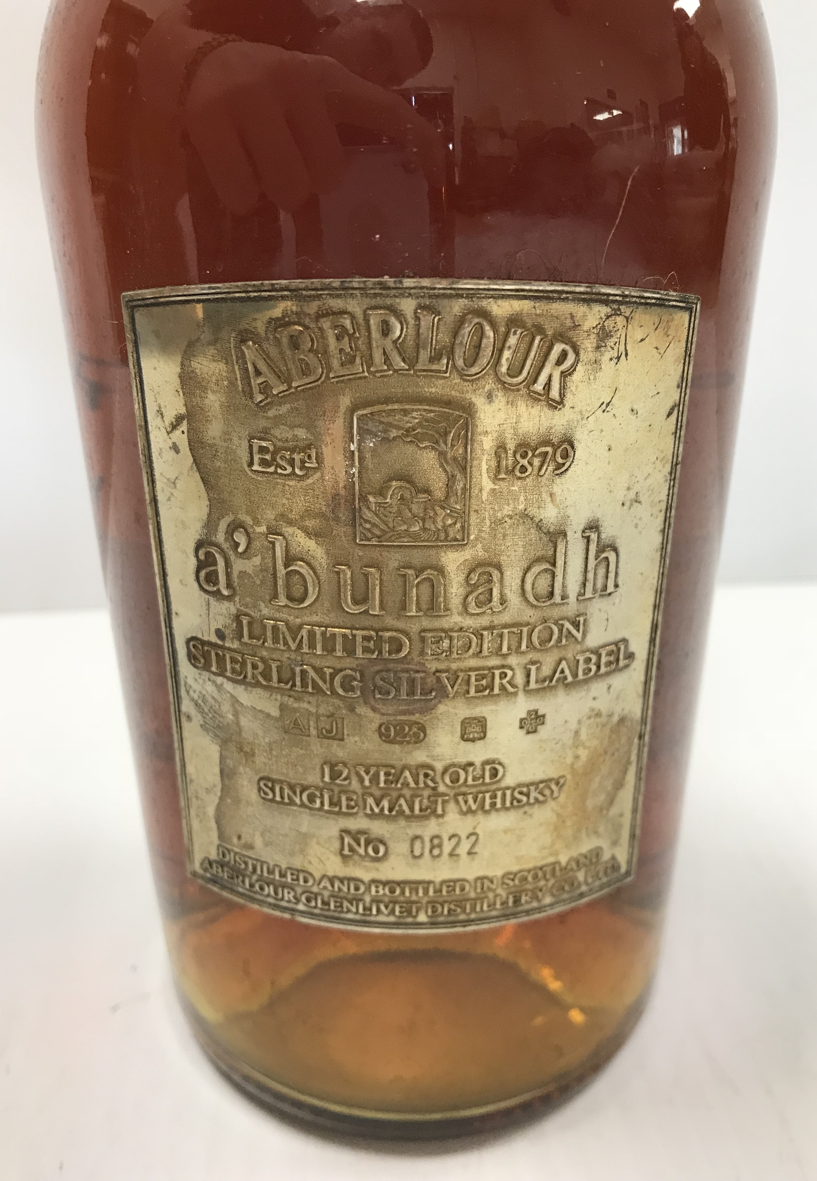 One bottle Aberlour A'bunadh limited edition sterling silver label twelve year old single malt - Image 2 of 2
