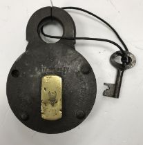 An Arthur Linley Patent for Milners of Liverpool snap catch padlock, 8.