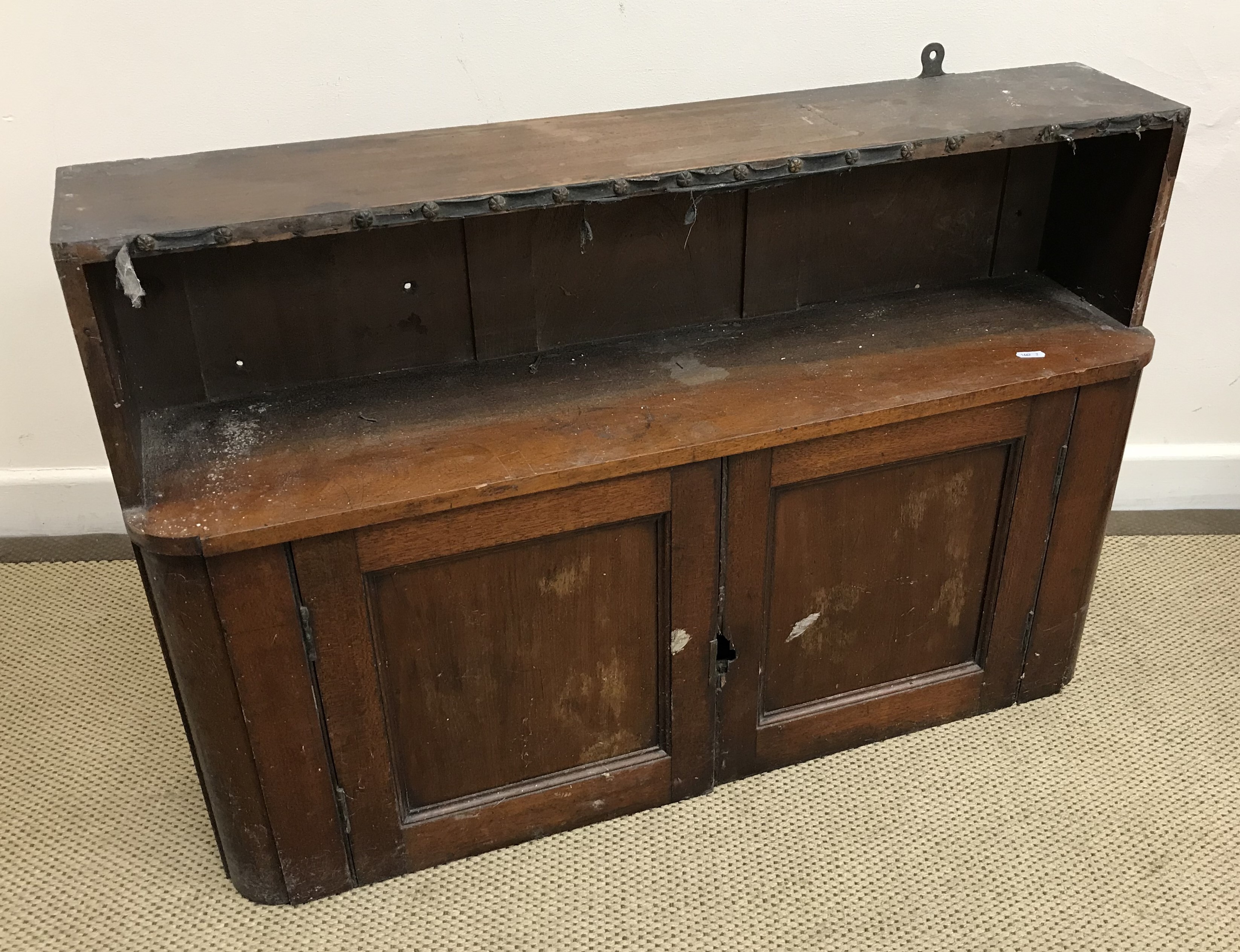 An Edwardian mahogany serpentine fronted sideboard, - Image 2 of 4