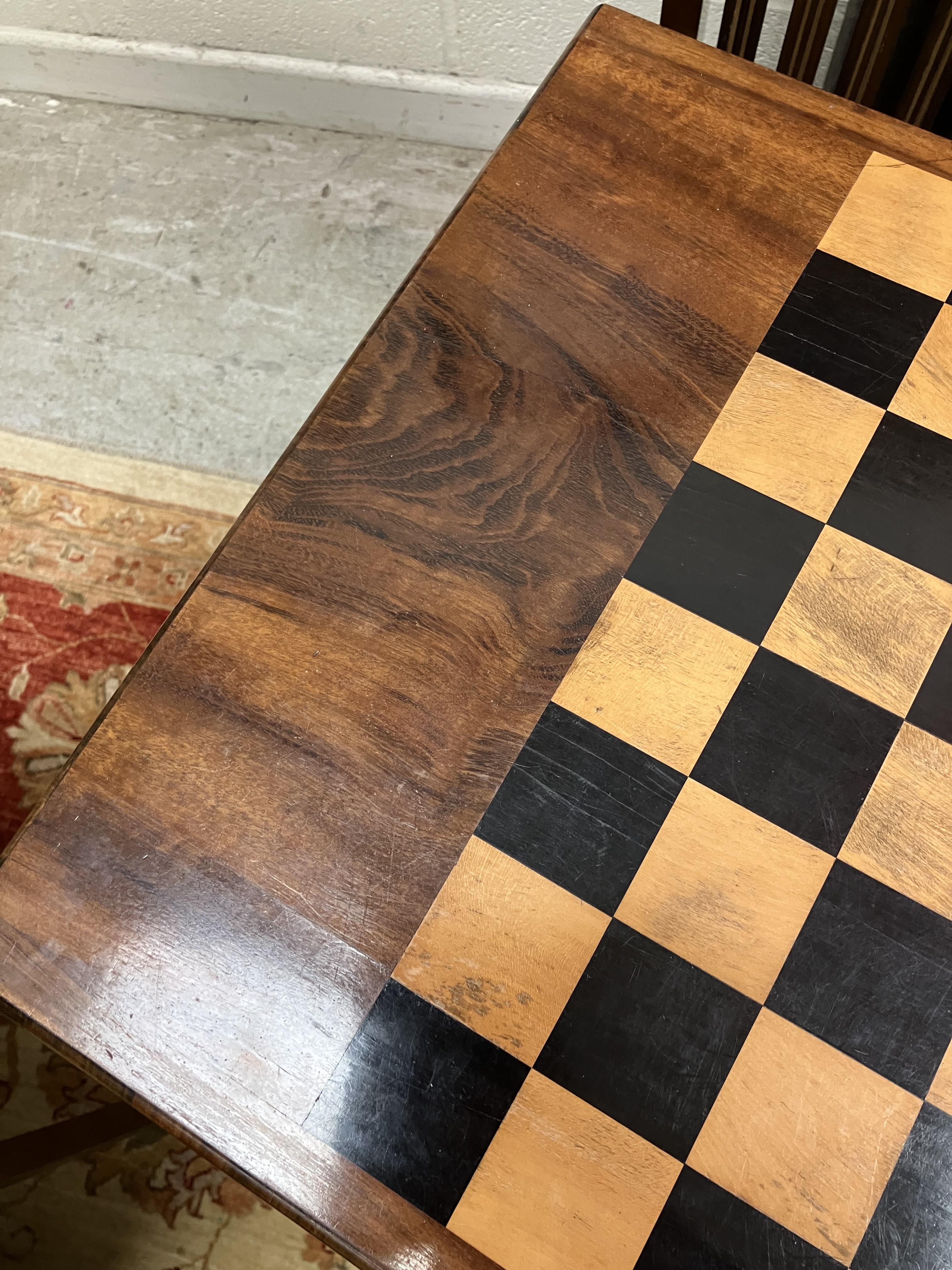 An early 19th Century mahogany Gonzales Alvez) games table, - Image 33 of 34